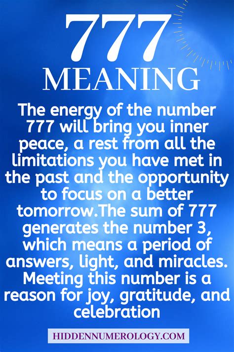 significance of 777.